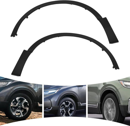 Bethesda Industrial Black Fender Trim Set For 2017-2022 Honda CR-V Front Driver and Passenger Side