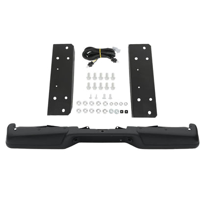 Bethesda Industrial REAR STEP BUMPER ASSEMBLY STEEL WITH PADS FOR 1997-2004 DODGE DAKOTA BLACK