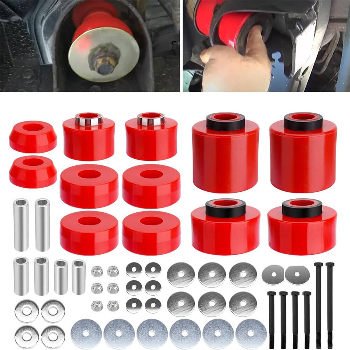 Bethesda Industrial New Body Cab Mount Bushing Kit 4.4123R for 80-98 Ford F150 F250 F350 Suspension