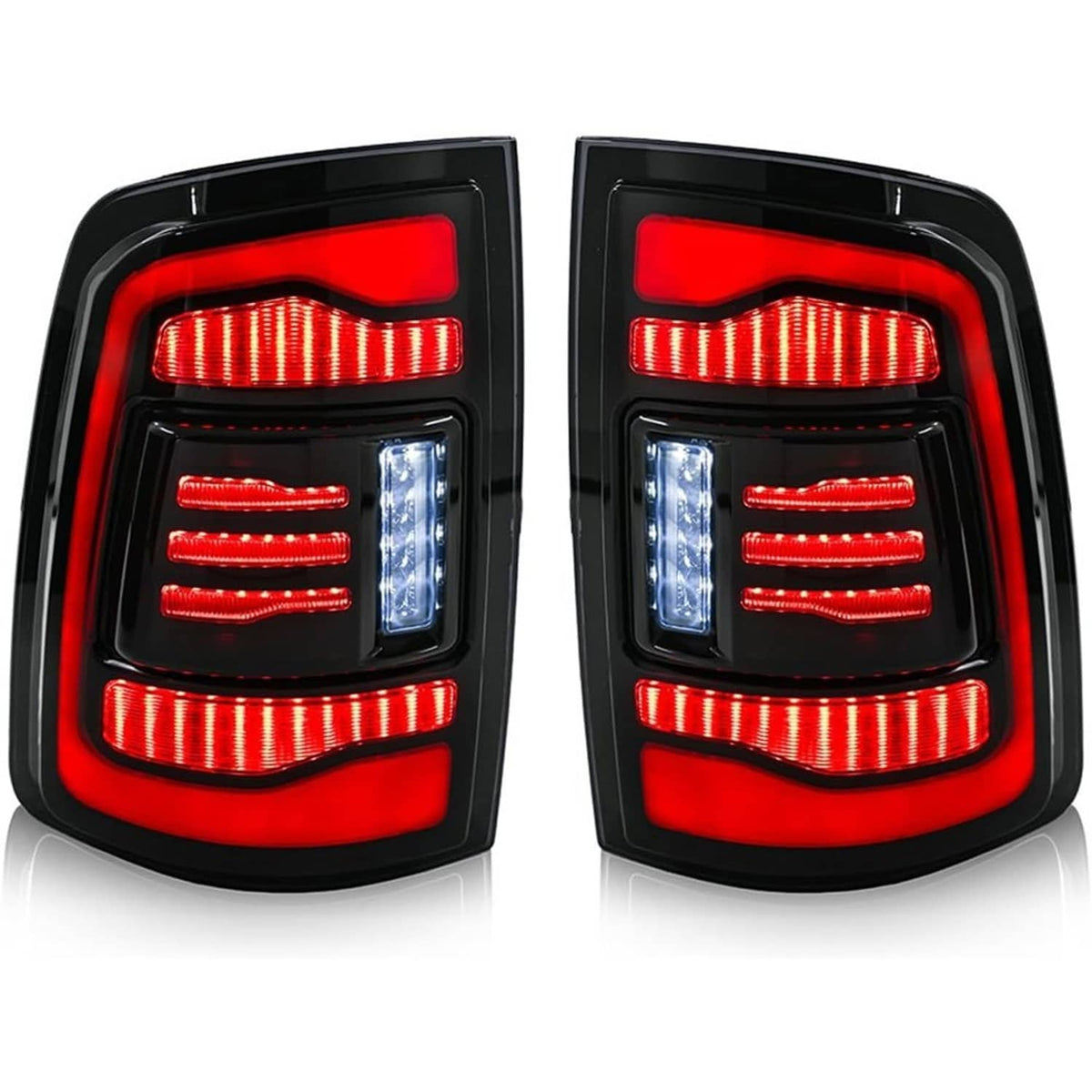 Bethesda Industrial Pair LED Tail Light for 09-18 Dodge Ram 1500 2500 3500 Rear Light Clear Lens New