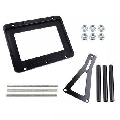 Bethesda Industrial Billet Aluminum Black Battery Tray Hold Down Trunk Relocation Box Racing Mount