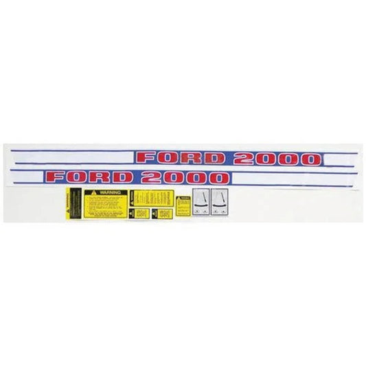 Bethesda Industrial 2000 Decal Set Diesel Vinyl fits Ford 2000
