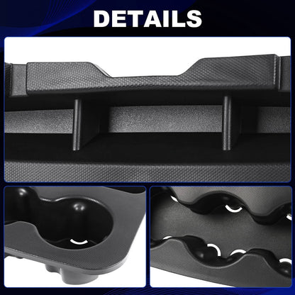 Bethesda Industrial 23362989 Front Seat Cup Holder Liner Holds 3 Cups For 2015-2018 Silverado Sierra