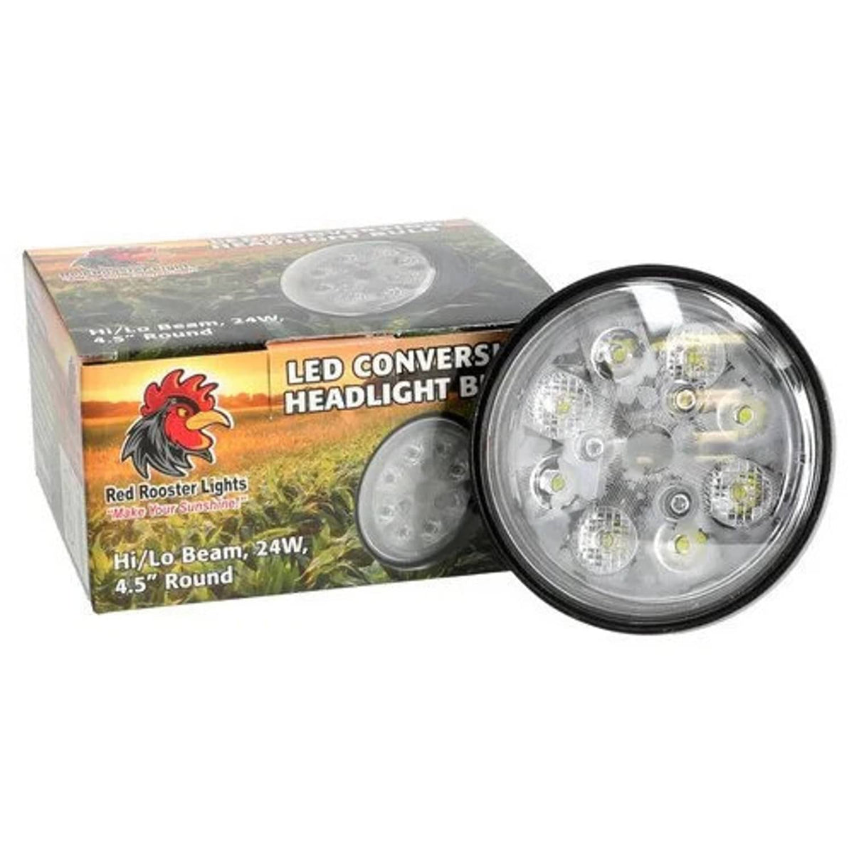 Bethesda Industrial Red Rooster® LED Conversion Headlight Bulb fits John Deere 4020 4230 RE25126