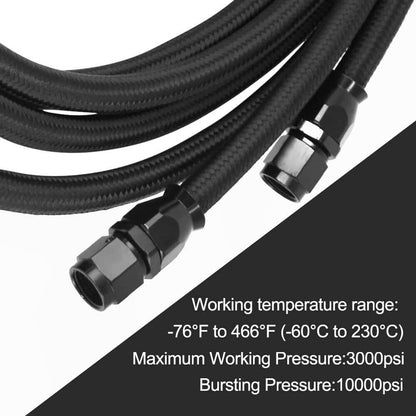 Bethesda Industrial For GM 4L60E 4L65E TH350 TH400 Automatic Transmission Cooler 6AN Hose Line Kit