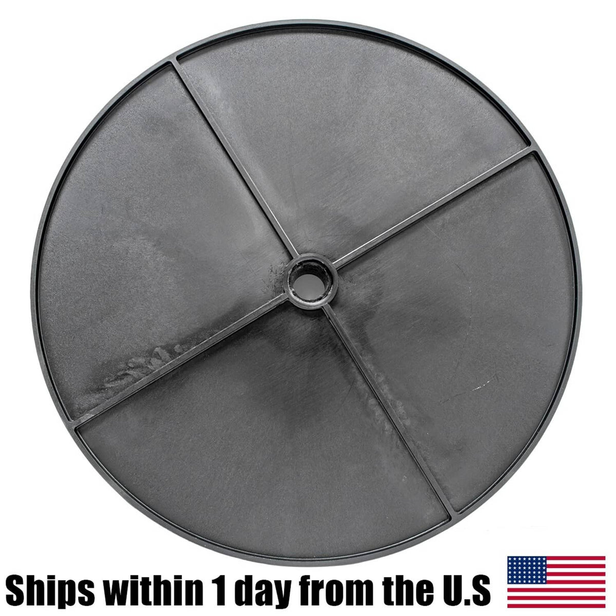 Bethesda Industrial Poly Spinner 10" with PIN for Snowex Western D6750 D6121 75618