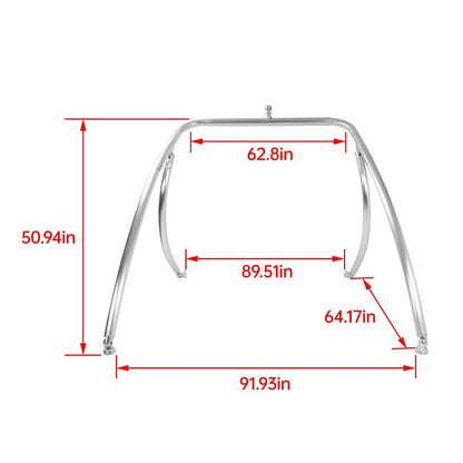 Bethesda Industrial Wakeboard Tower durable 2.25" Aluminum Tubing Fits most Boats From 62"-103" Wide