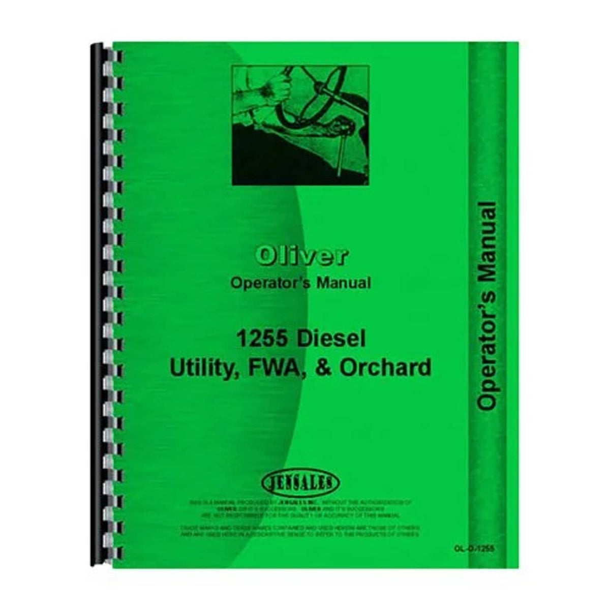 Bethesda Industrial Operator's Manual fits Oliver 1255