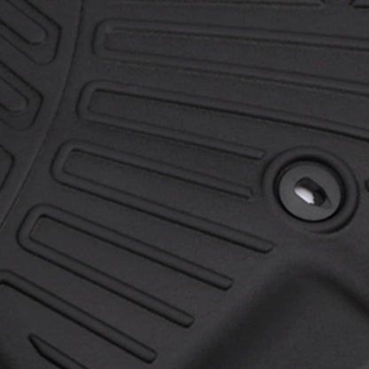 Bethesda Industrial Floor Mats for 2022-2025 Nissan Frontier Crew Cab All Weather TPE 3PCS Liner Set
