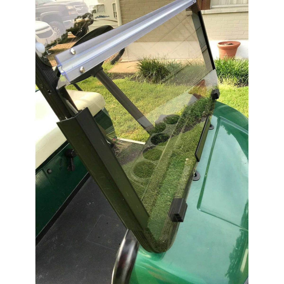 Bethesda Industrial For Yamaha G22 2003-2006 Tinted Folding Windshield Golf Cart Windscreen