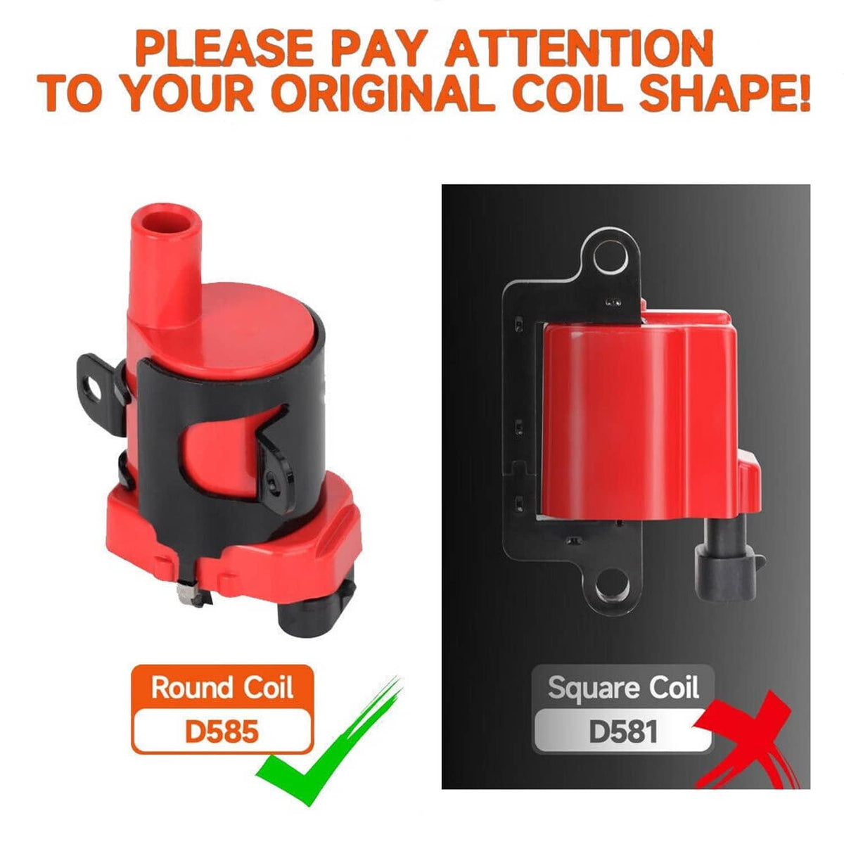 Bethesda Industrial Round Ignition Coil Spark Plug Set For Chevy Silverado GMC LS1 LS3 4.8/5.3/6.0L