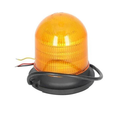 Bethesda Industrial LED Beacon Light - 6 Function Fixed Flat Mount Dome Top