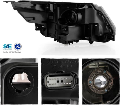 Bethesda Industrial Left & Right Side Headlights Assembly w/LED DRL For 2016-2019 Ford Explorer