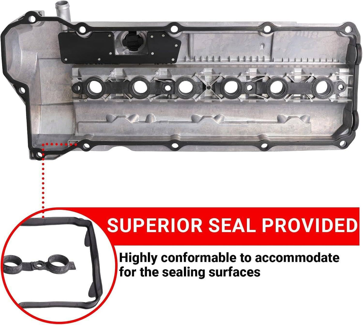 Bethesda Industrial Aluminum Valve Cover for 1996-00 BMW E36 E39 323is 328is 528i M3 Z3 11121703341