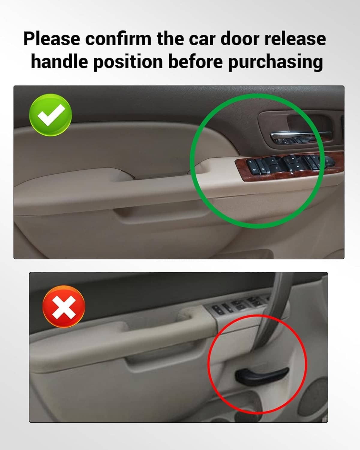Bethesda Industrial For 2010-14 Tahoe Silverado Front Driver Side Door Armrest Repair Beige 80995