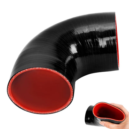 Bethesda Industrial 3" inch 90 Degree 76mm Elbow Silicone Hose/Intake/Intercooler Pipe Turbo Coupler