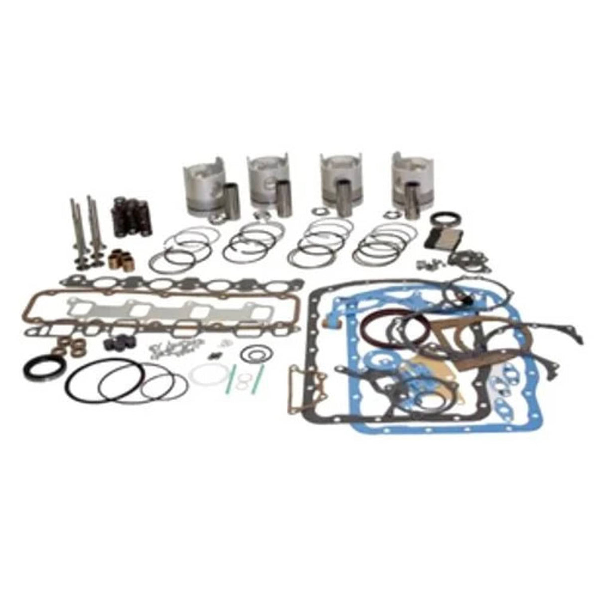 Bethesda Industrial Engine Rebuild Kit with Valve Train - Less Bearings - 1/65-9/75 fits Ford 3000
