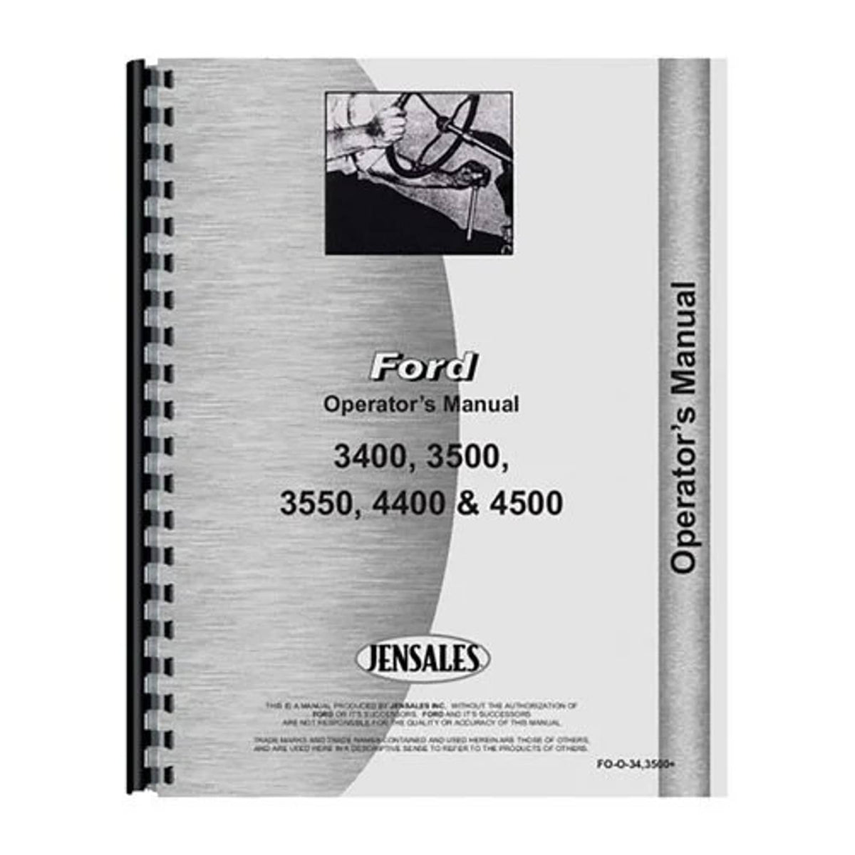 Bethesda Industrial Operator's Manual fits Ford 3400 3500 3550 4400 4500 3550 4400 4500
