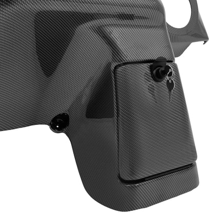 Bethesda Industrial Carbon Fiber Style Dash Dashboard W/ Radio Speaker Cutout For EZGO TXT 96-13
