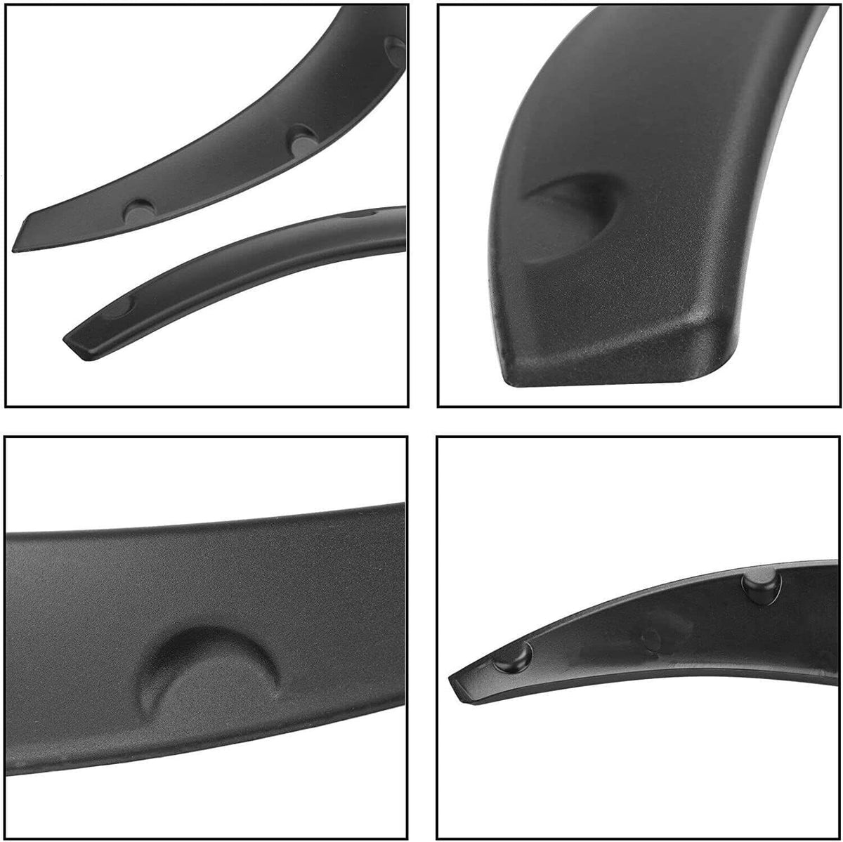 Bethesda Industrial 4x Fender Flares Polyurethane Wide Car Wheel Arches Body Kit Universal Balck