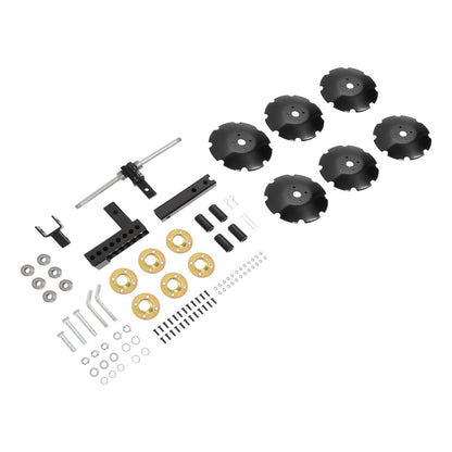 Bethesda Industrial 20" Notched Disc Harrow Plow Attachment for ATV UTV W/ 6 X Concave 2" Receiver