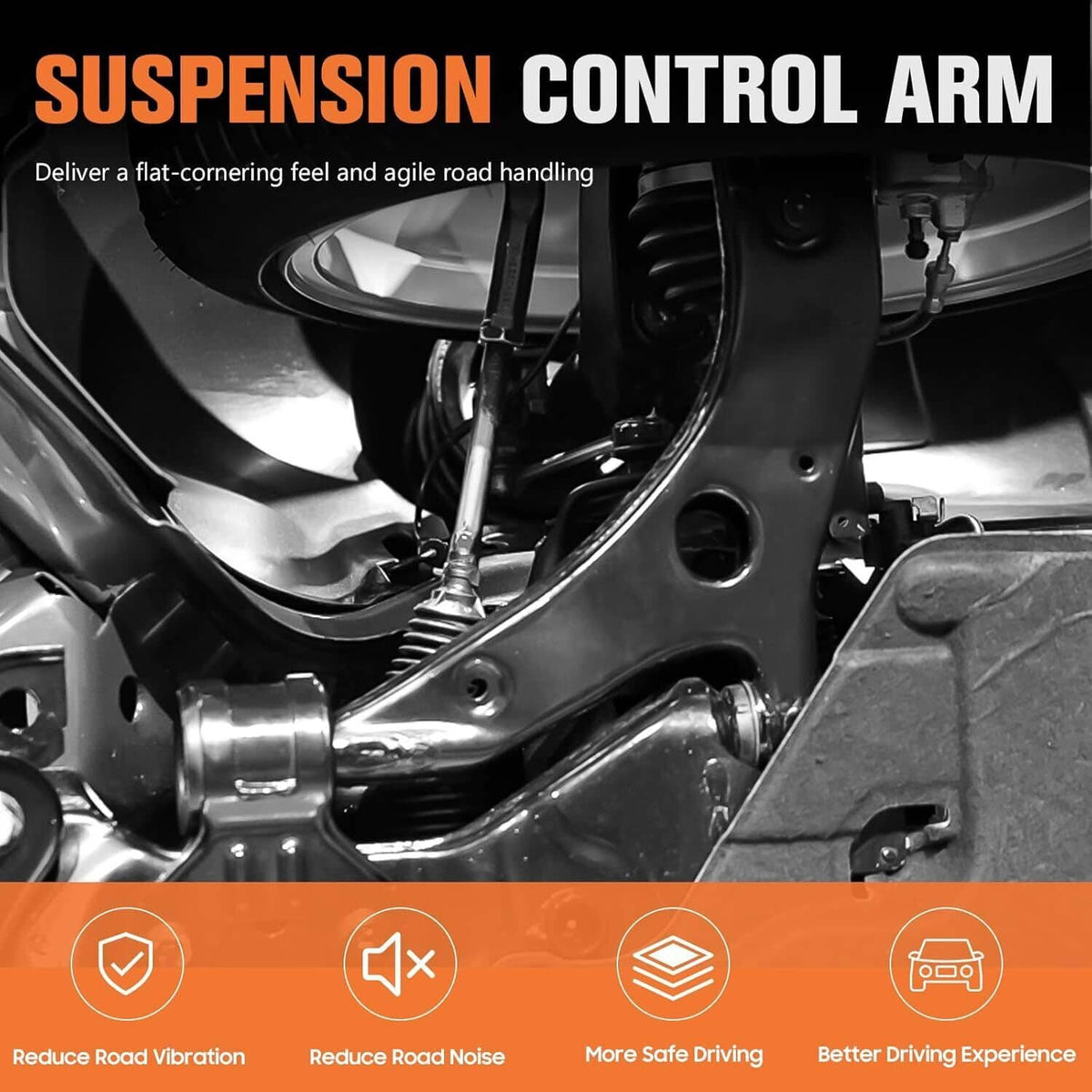 Bethesda Industrial 14Pcs Suspension Kit Front Lower Control Arms for Honda Civic 2006-2011 K620383