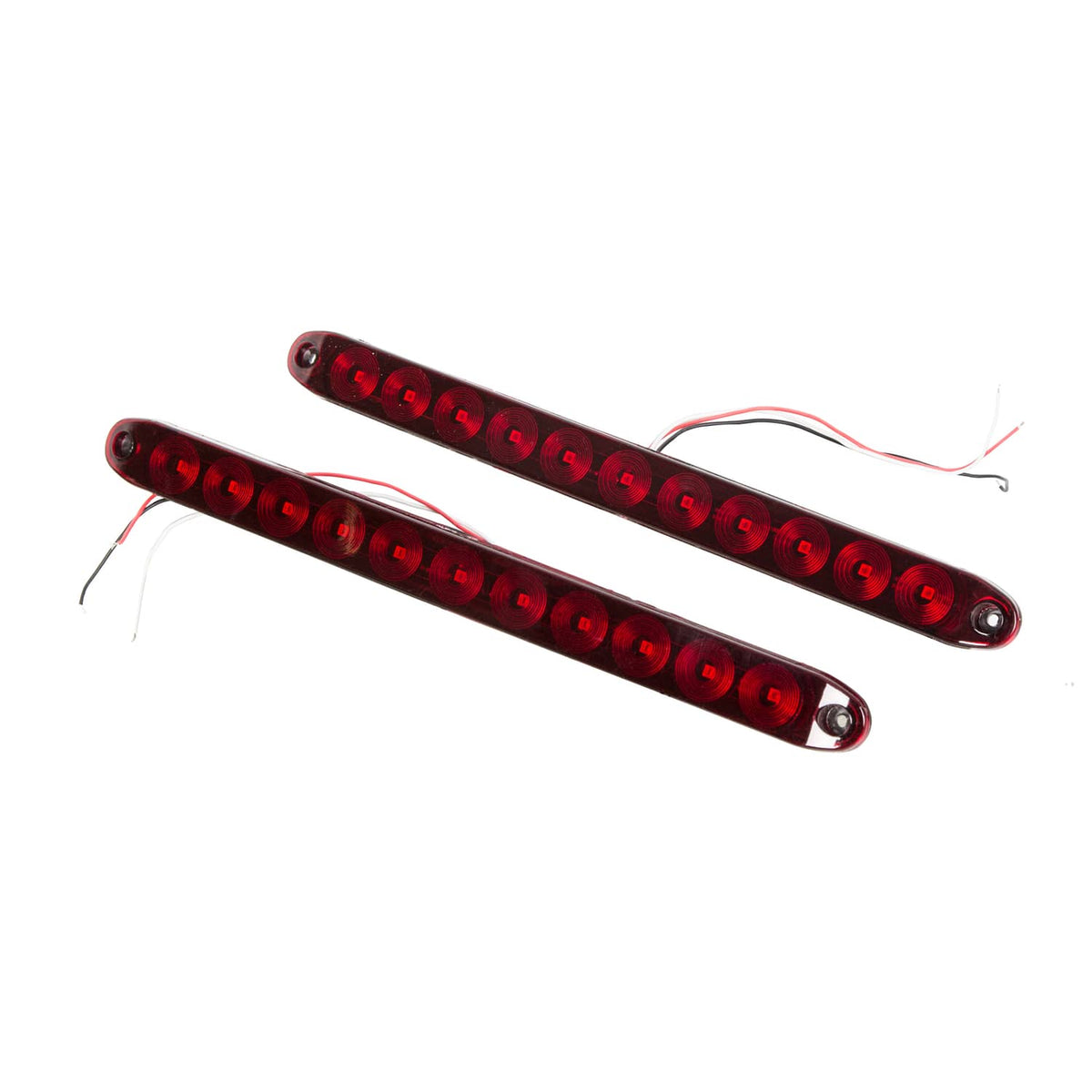 Bethesda Industrial 2 pcs 16" Red Trailer Truck Light Bar 11 LED chips Turn Rear Brake Lamp Strip