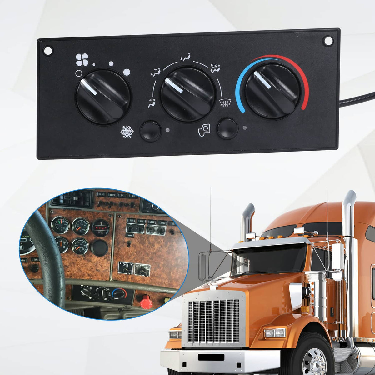 Bethesda Industrial Heavy Duty Climate Control Module For 2002-2006 Kenworth W900 T800 T600A