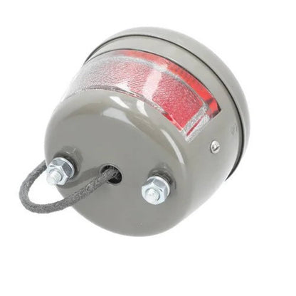 Bethesda Industrial Tail Light Assembly - 6V Taurus Grey Powder Coated Restoration Quality