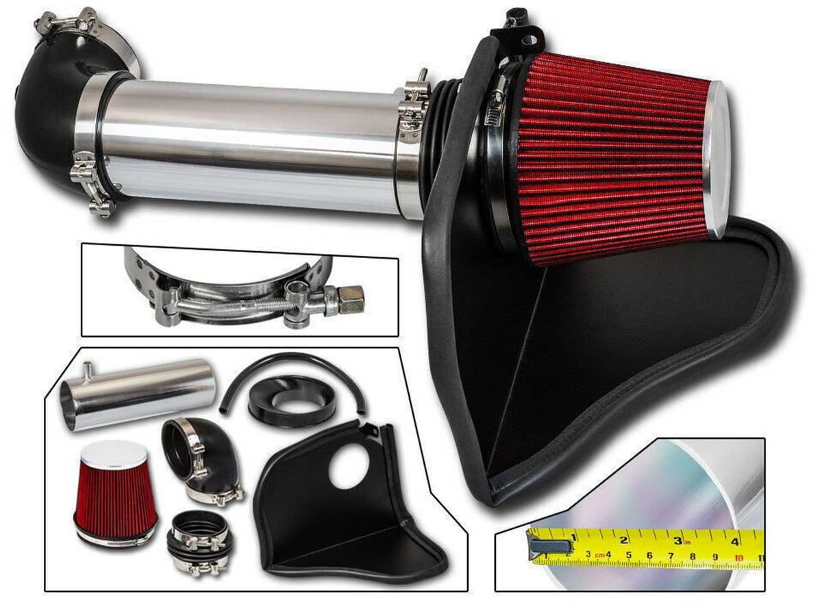 Bethesda Industrial 4" Heat Shield Cold Air Intake Set For 2005-2010 Dodge SRT-8 5.7L 6.1L V8 Engine