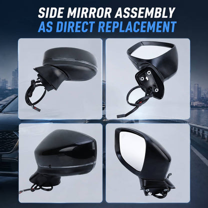 Bethesda Industrial Left Driver Side Mirror for 2017-24 Mazda CX-5 With BSM Power Turn Signal Light
