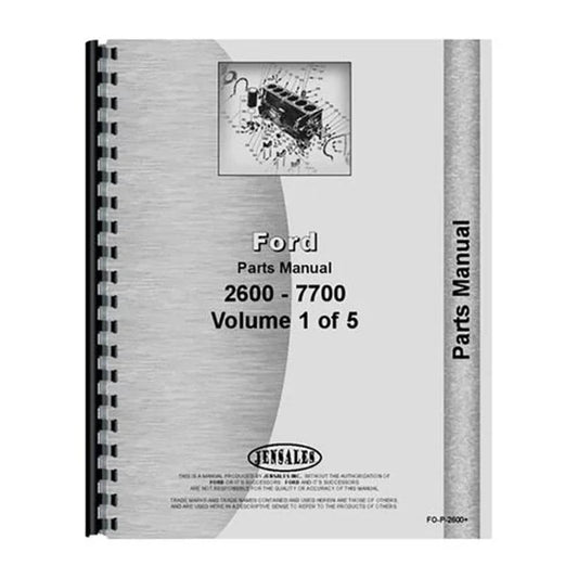 Bethesda Industrial Parts Manual fits Ford 2600 3600 4100 4600 5600 5700 6600 6700 7600 7700 335