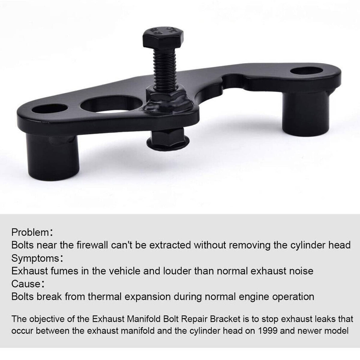Bethesda Industrial Exhaust Manifold Bolt Repair Kit Driver Front /Passenger Rear for GM Trucks SUV