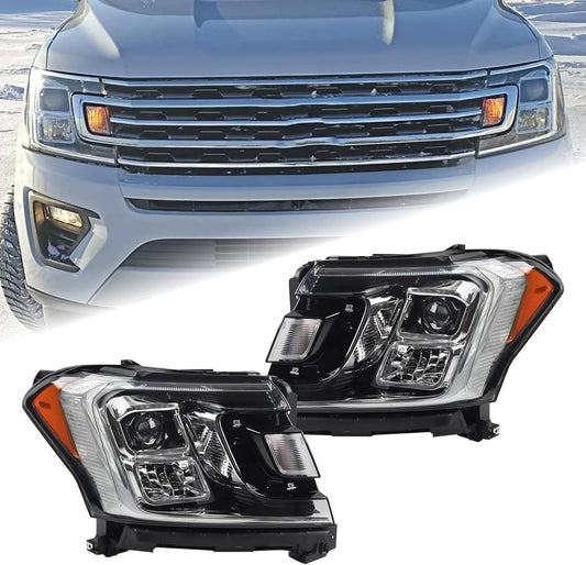 Bethesda Industrial New LED Left Right Headlight For 2018-2021 Ford Expedition JL1Z13008J JL1Z13008K