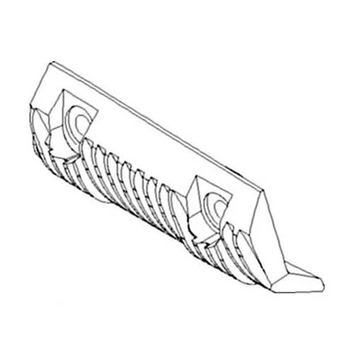 Bethesda Industrial Cylinder Rasp Bar Kit - Right Hand fits New Holland CR940 CR9040 CR9060 86503256