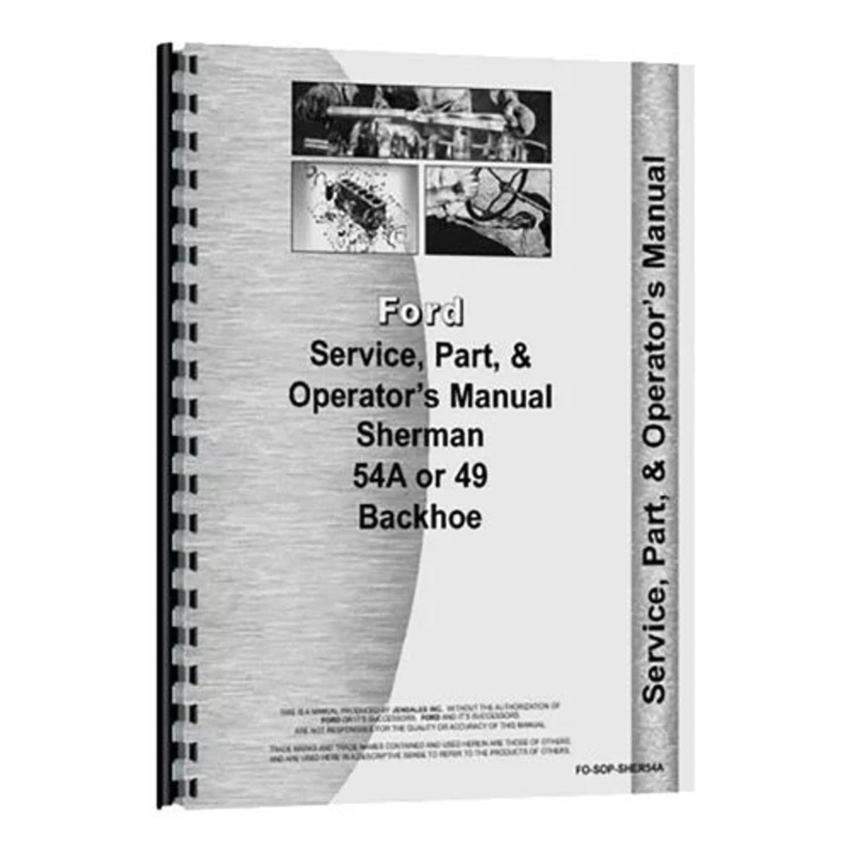 Bethesda Industrial Operator's Manual fits Massey Ferguson TO20 TO30 54A fits Ford 2N 8N 9N