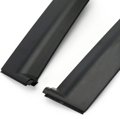 Bethesda Industrial Left & Right Side Window Molding Door Sash Trim For 1992-1995 Honda Civic Black
