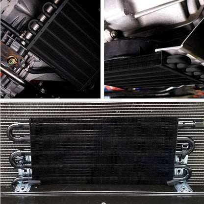 Bethesda Industrial Transmission Oil Cooler+Hose /Mounting Kit 4 Row Radiator Auto-Manual Aluminum