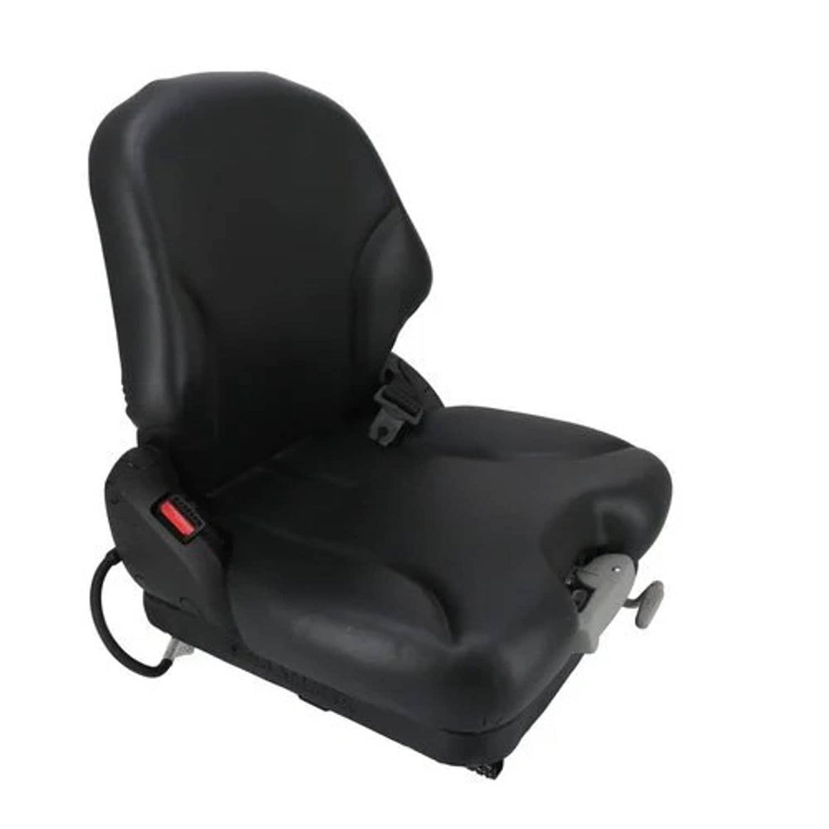Bethesda Industrial Grammer® Low Back Seat Black Vinyl with Mechanical Suspension