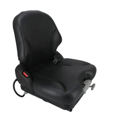 Bethesda Industrial Grammer® Low Back Seat Black Vinyl with Mechanical Suspension