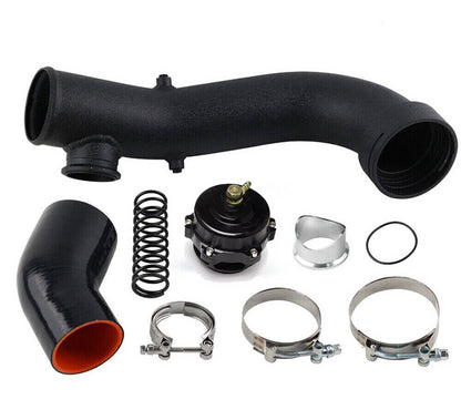 Bethesda Industrial Intake Turbo Charge Pipe Kit w/Tial & 50mm Bov For BMW N54 E88 E90 E92 135i 335i