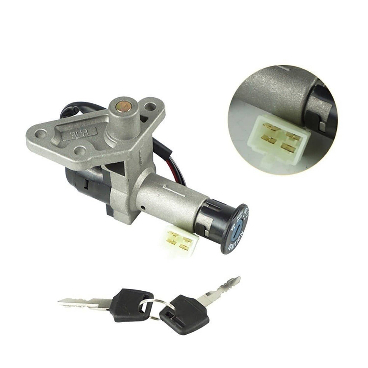 Bethesda Industrial Ignition Key Switch for GY6 50cc 150cc 139QMB for Scooter Moped