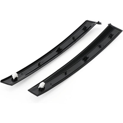 Bethesda Industrial Left & Right Side Window Molding Door Sash Trim For 1992-1995 Honda Civic Black