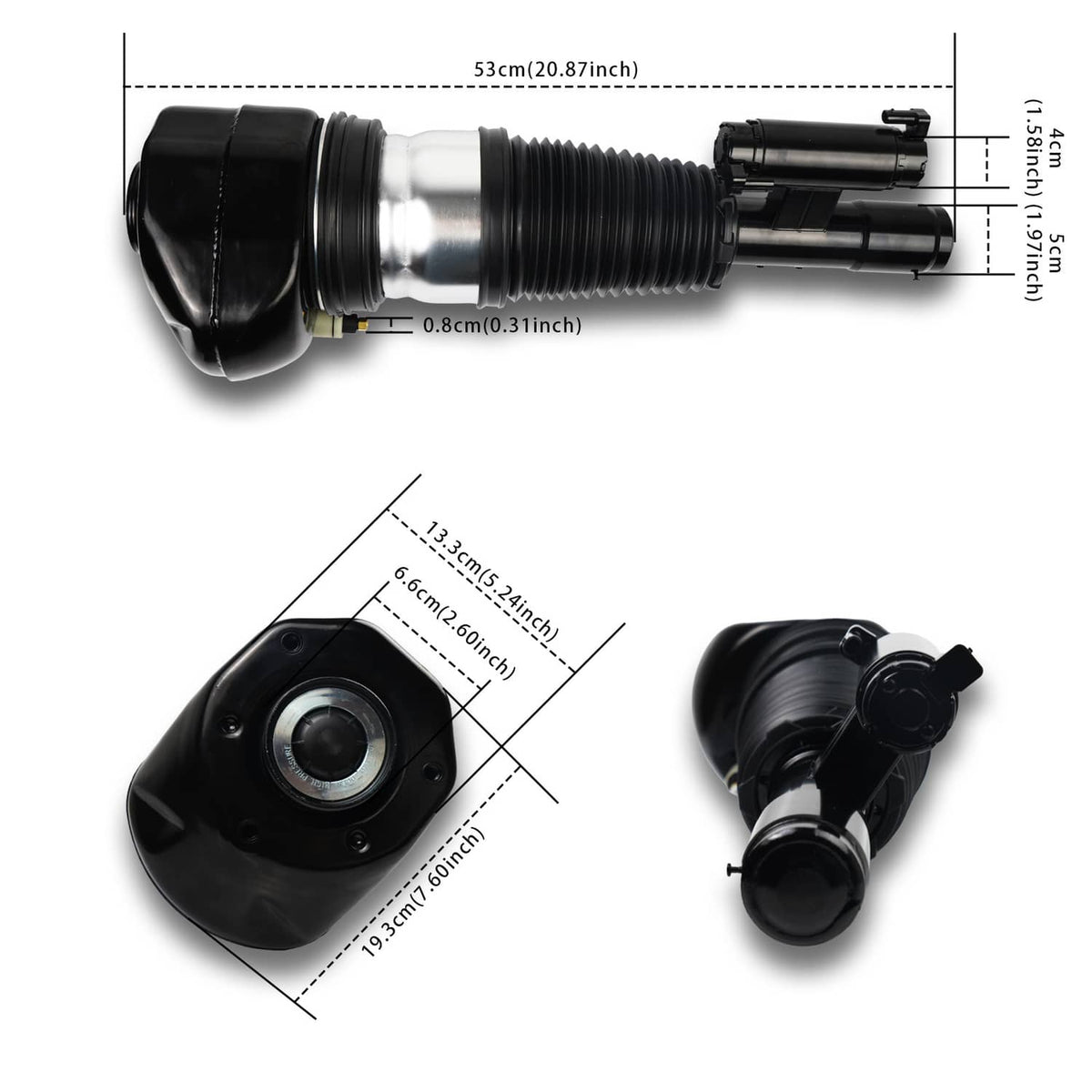 Bethesda Industrial 1 Pair For BMW 7 Series G11 G12 740i 750i EDC xDrive Front Air Suspension Struts