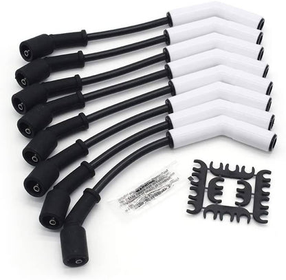 Bethesda Industrial New Spark Plug Wire Set 9070C Extreme 9000 Ceramic Boot for GM LS3 LS4 LS7 LT