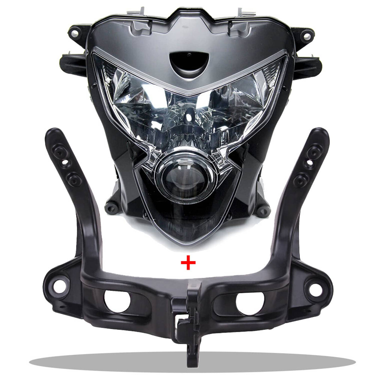 Bethesda Industrial Front Headlight+Upper Fairing Stay Bracket For Suzuki 2004-2005 GSXR750 GSXR600