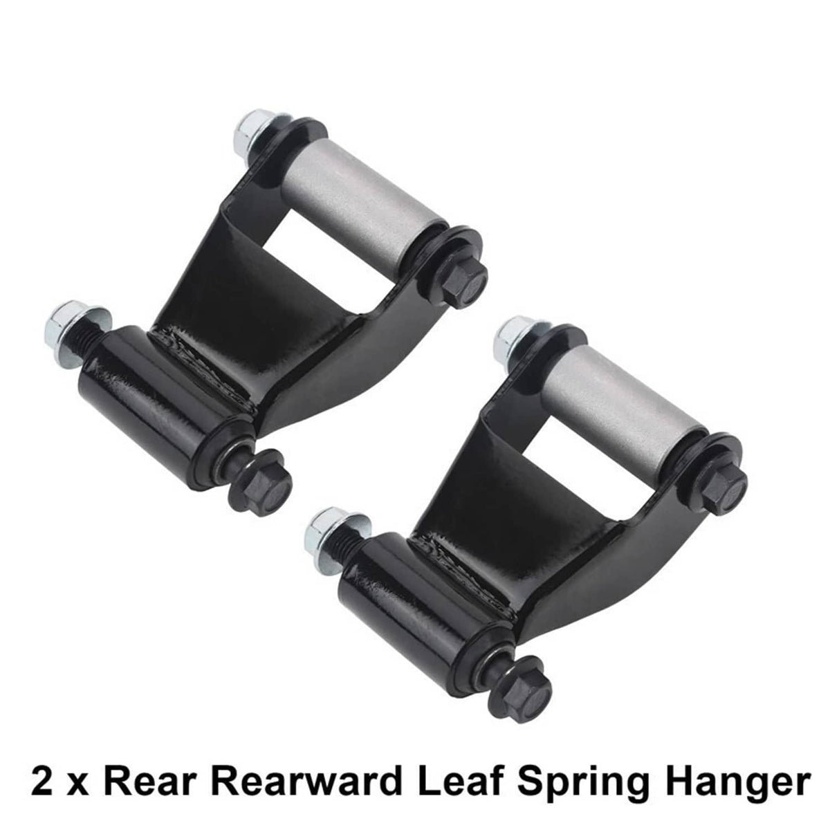 Bethesda Industrial 2x Rear Leaf Spring Rear Hanger Bracket and Shackle Kit for Ford Ranger Mazda