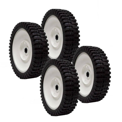 Bethesda Industrial 4PK 8x2" Front Drive Wheels For Husqvarna Craftsman Poulan 917 961 PR600 Series