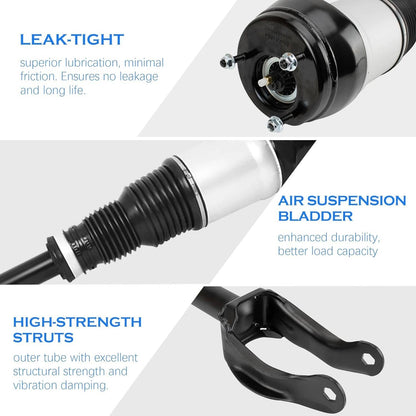 Bethesda Industrial Pair Front Air Suspension Shock Struts w/ADS For Mercedes W166 X166 GL450 GLS550