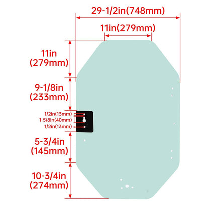 Bethesda Industrial Cab Glass-Door For Gehl Skid Steer Loader R220 V400 R190 V270 GEN2 R260 #244242